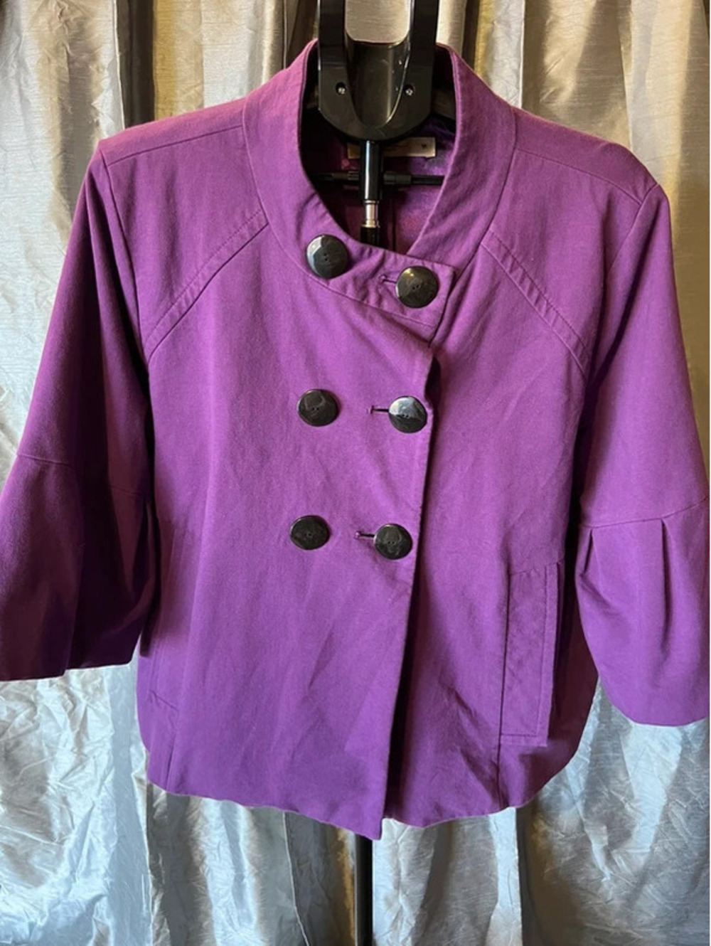 Motto Purple Cotton Stretch Jacket – XL